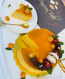 Glazed Mango Mousse Cake