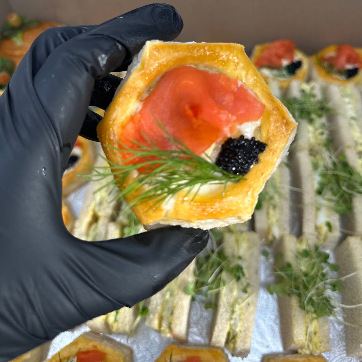 Smoked Salmon Puff Pastry